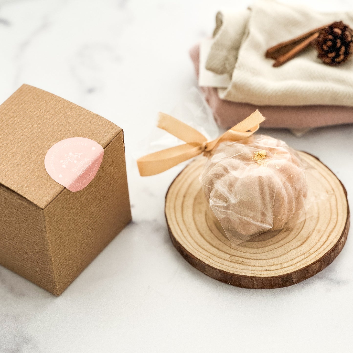 Pumpkin soap Gift box